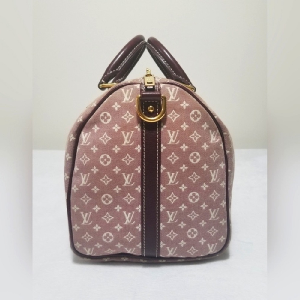 Louis Vuitton Burgundy Idylle Speedy Bandolier 30 Monogram Bag - Picture 5 of 15